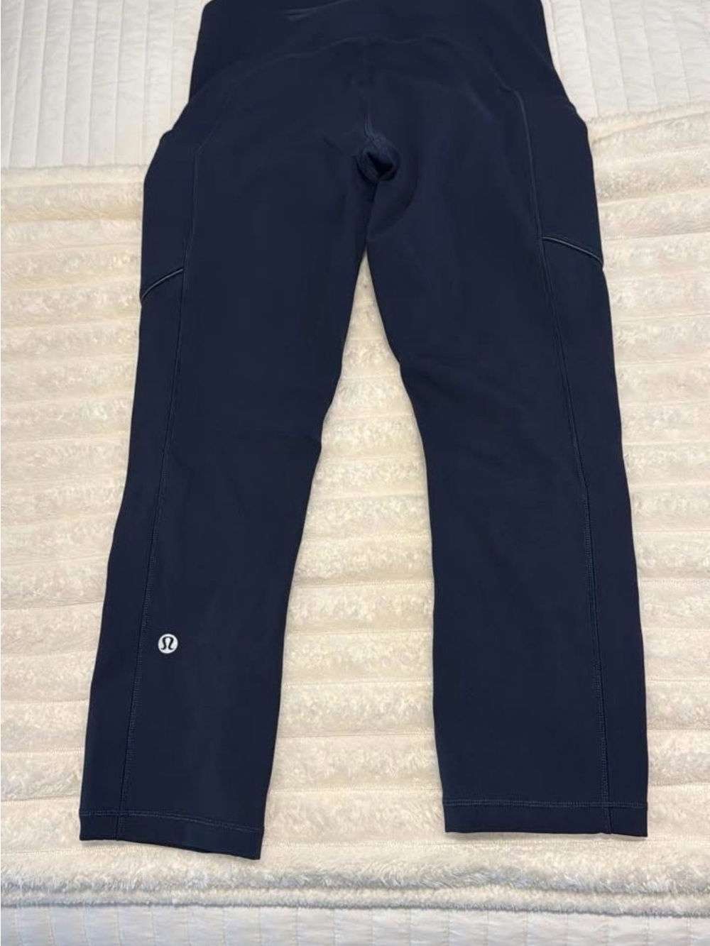 lululemon athletica Navy Blue Leggings with Side Pockets - Picture 2 of 2